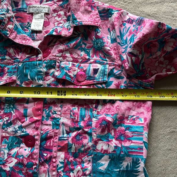 🤩 Draper’s & Damon’s Coastal Summer Casual Jacket - Picture 6 of 7